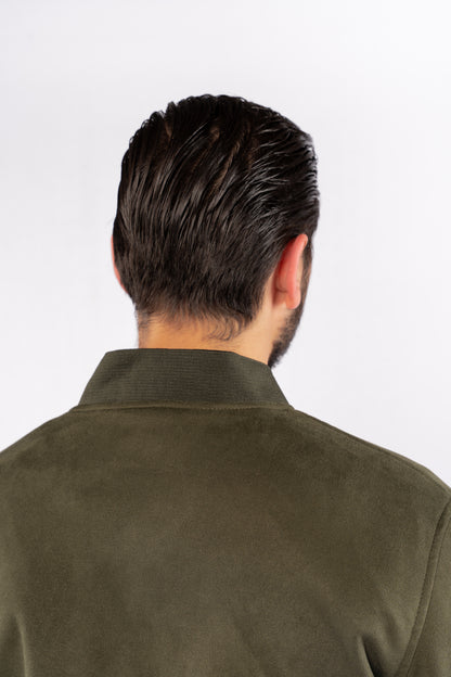 OLIVE SUEDE URBAN JACKET
