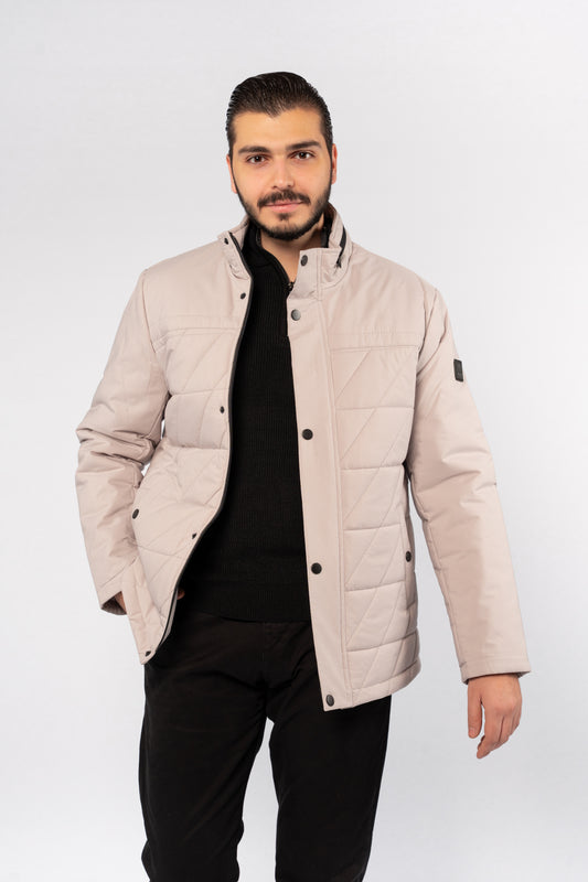BEIGE PARKA JACKET