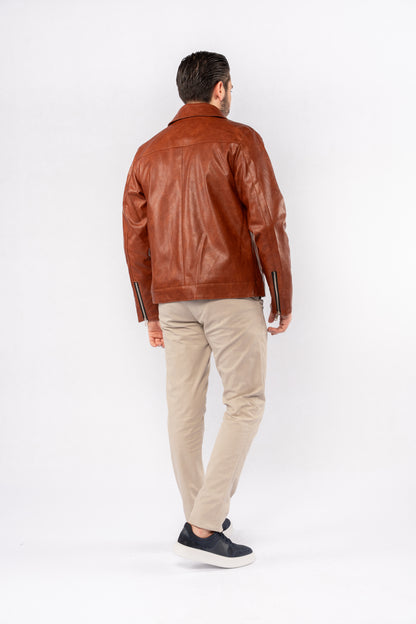 HAVANA TRUCKER LEATHER JACKET