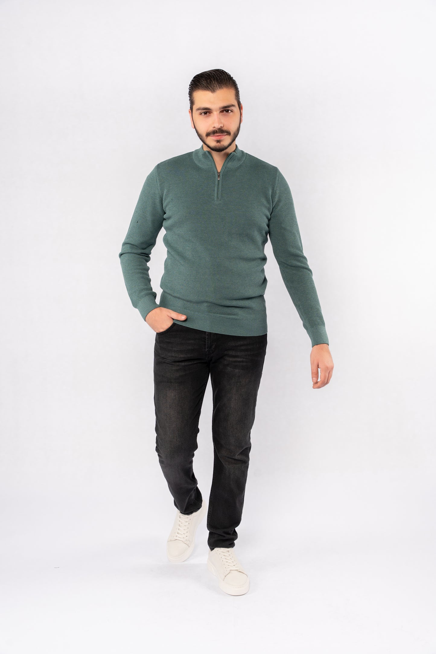 MINT HIGHNECK ZIPPER