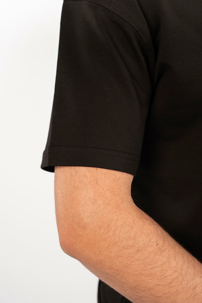 BLACK THICK TSHIRT