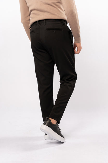 BLACK CASUAL TAILORED PANT