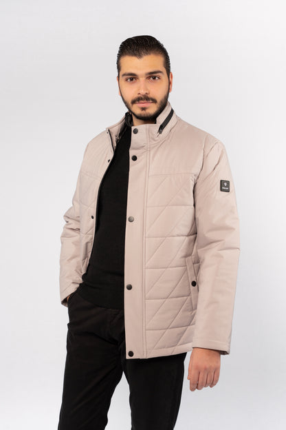 BEIGE PARKA JACKET