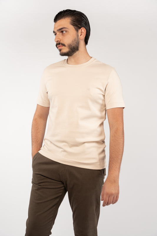 BEIGE THICK TSHIRT