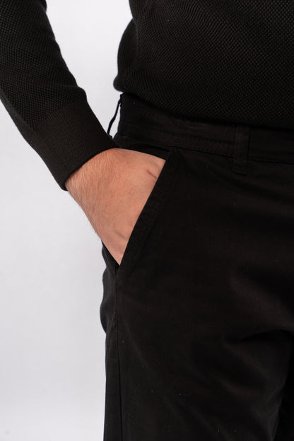 BLACK CASUAL CHINO PANT