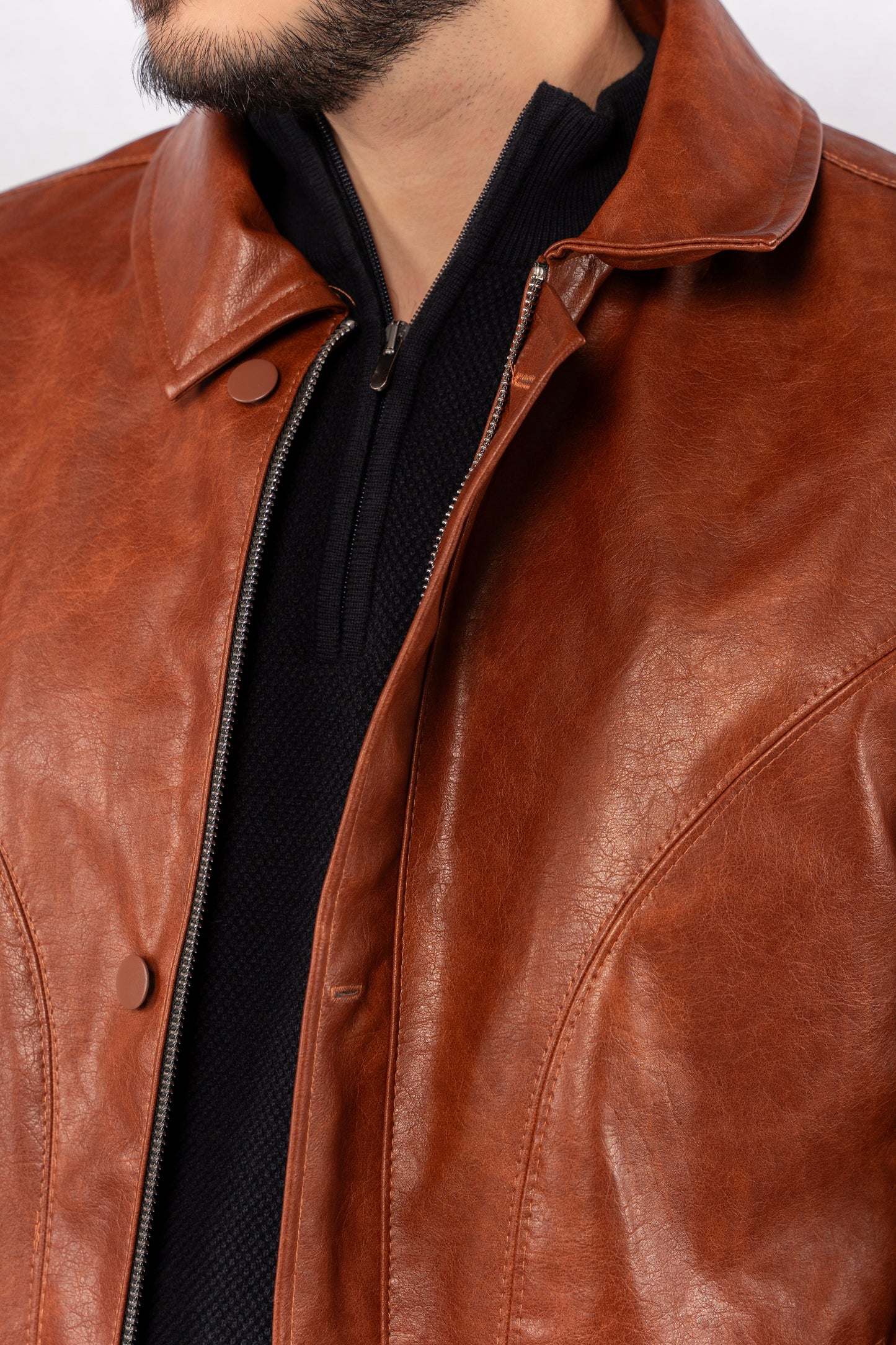 HAVANA TRUCKER LEATHER JACKET