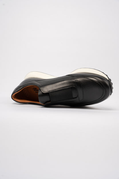 BLACK TIMELESS ELASTIC SNEAKER