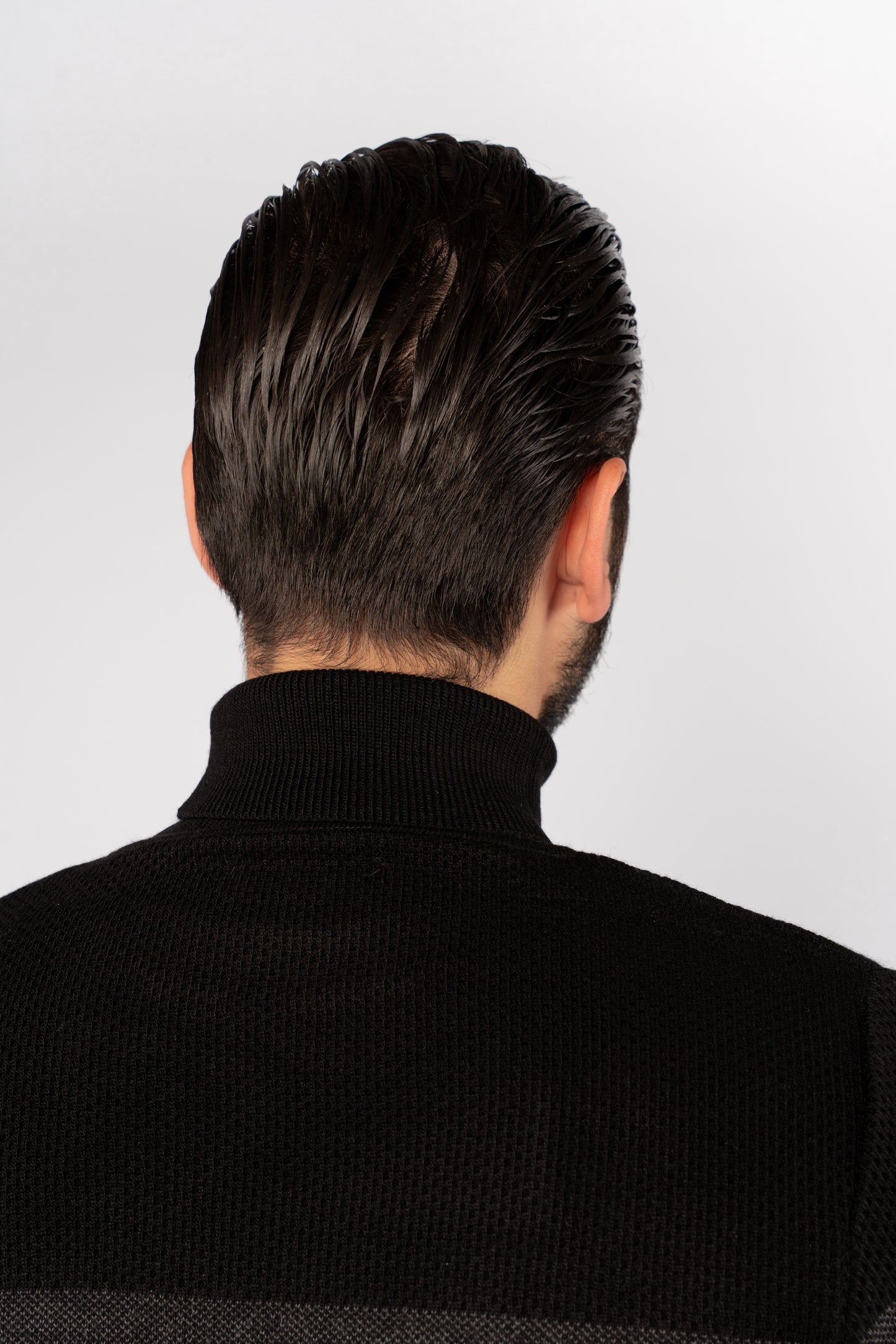 BLACK CASUAL TURLENECK