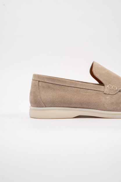 BEIGE SUEDE LOAFER