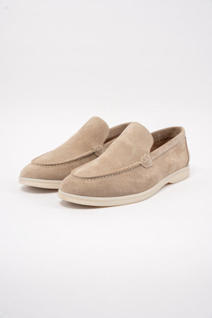 BEIGE SUEDE LOAFER