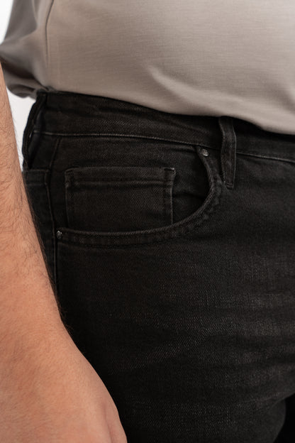 DARK GREY REGULAR DENIM