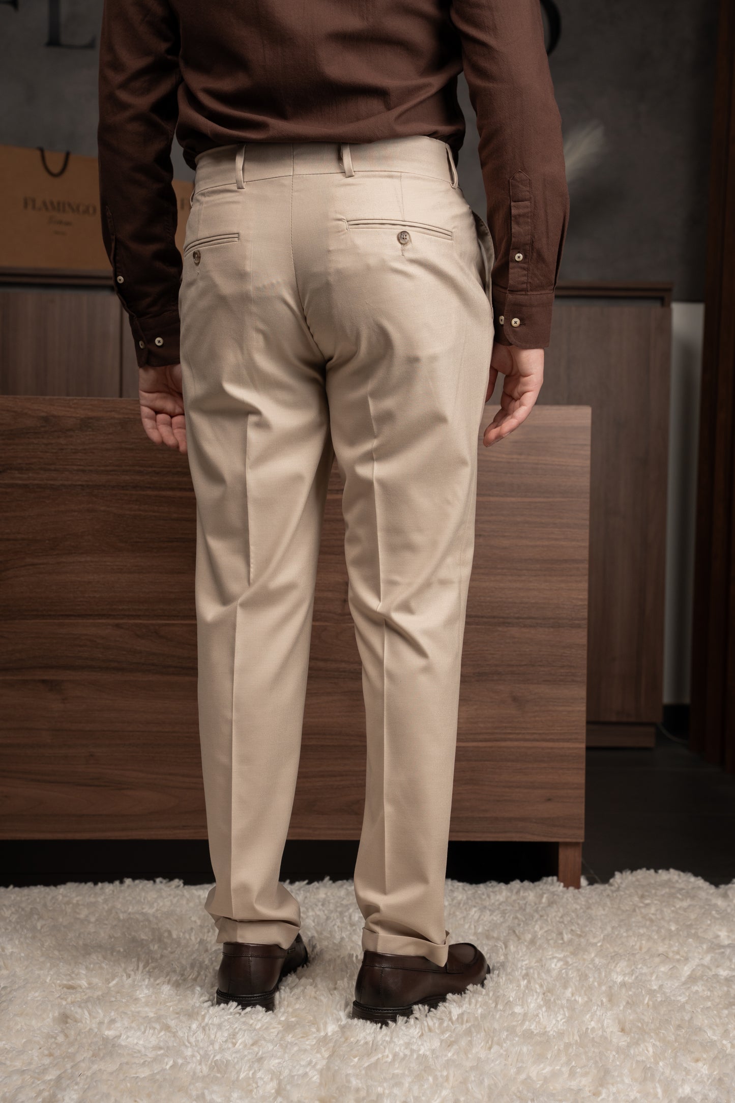 BEIGE ITALIAN TROUSERS