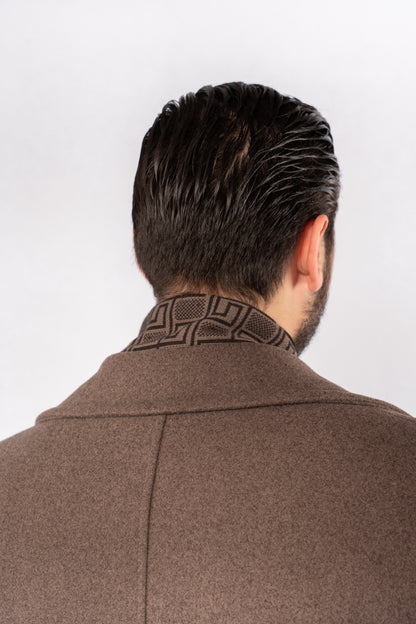 MOCHA ELEGANCE WOOL COAT