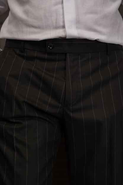 BLACK LINED DOBETTI SUIT