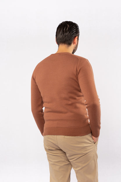 MOCHA CASUAL SWEATER
