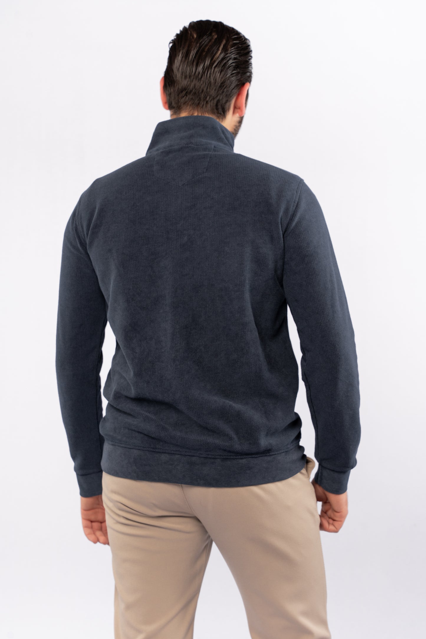INDEGO HIGHNECK ZIPPER SWEATER