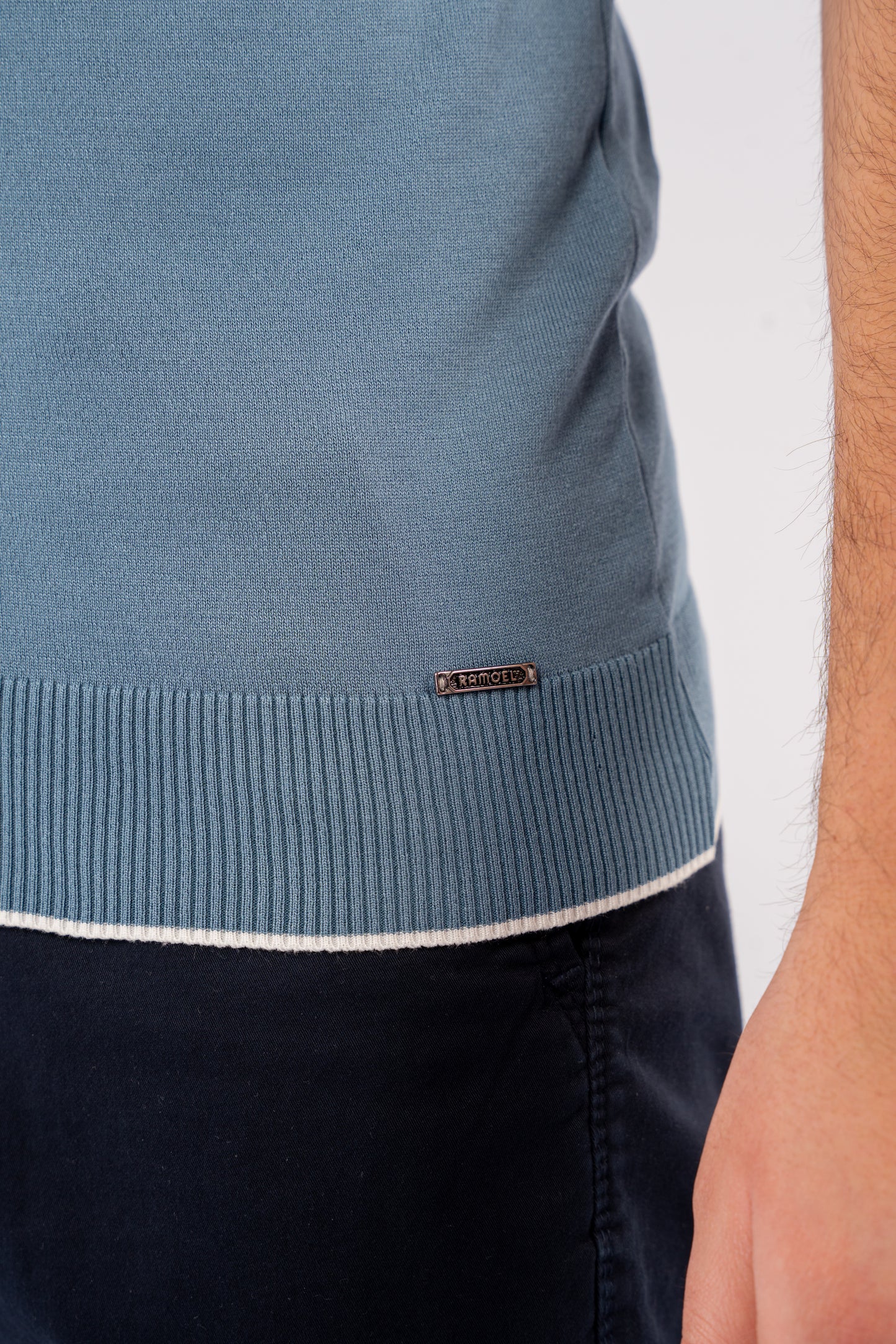 SPECIAL BLUE WHITE LINE POLO