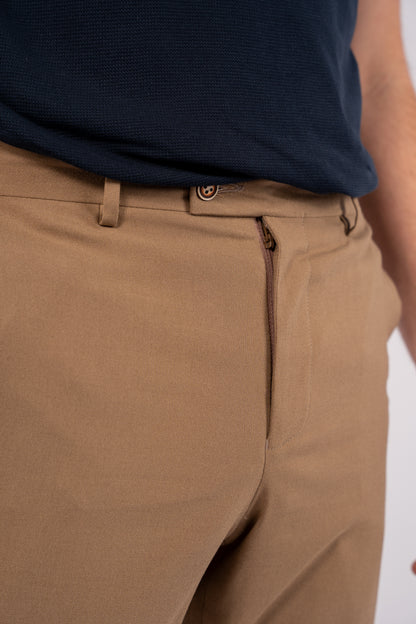 DARK BEIGE CLASSIC TROUSERS