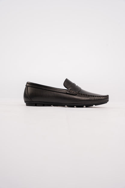 BLACK PENNY MOCCASIN
