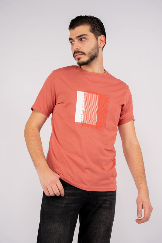 CORAL PATTERNED TSHIRT