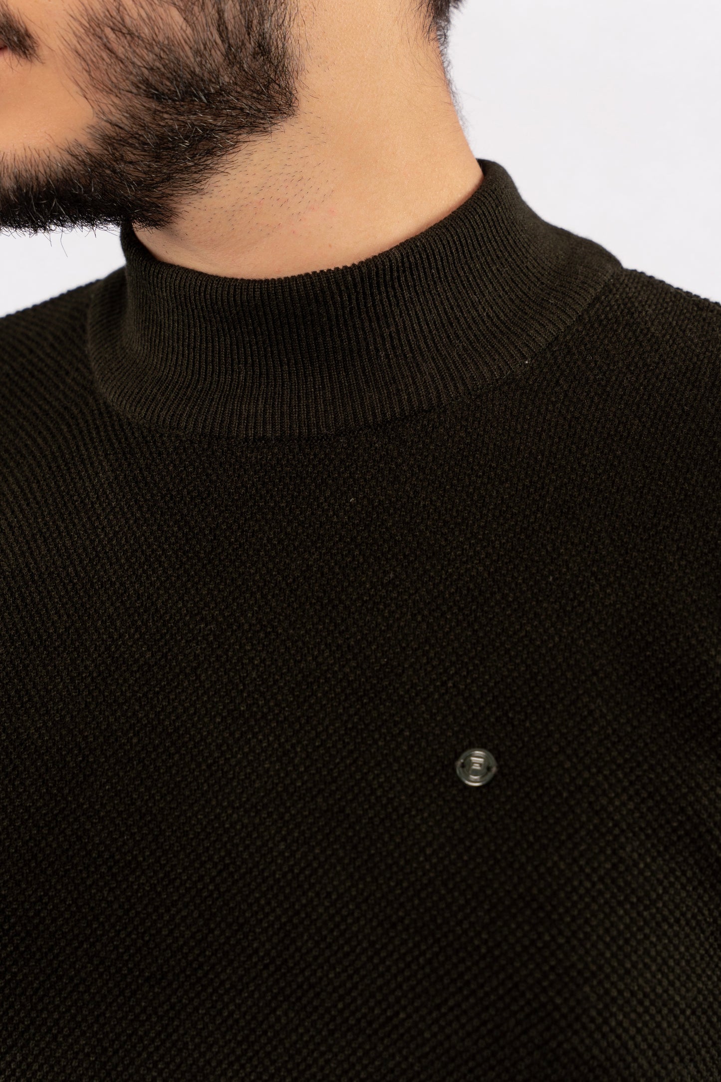 OLIVE HIGHNECK SWEATER