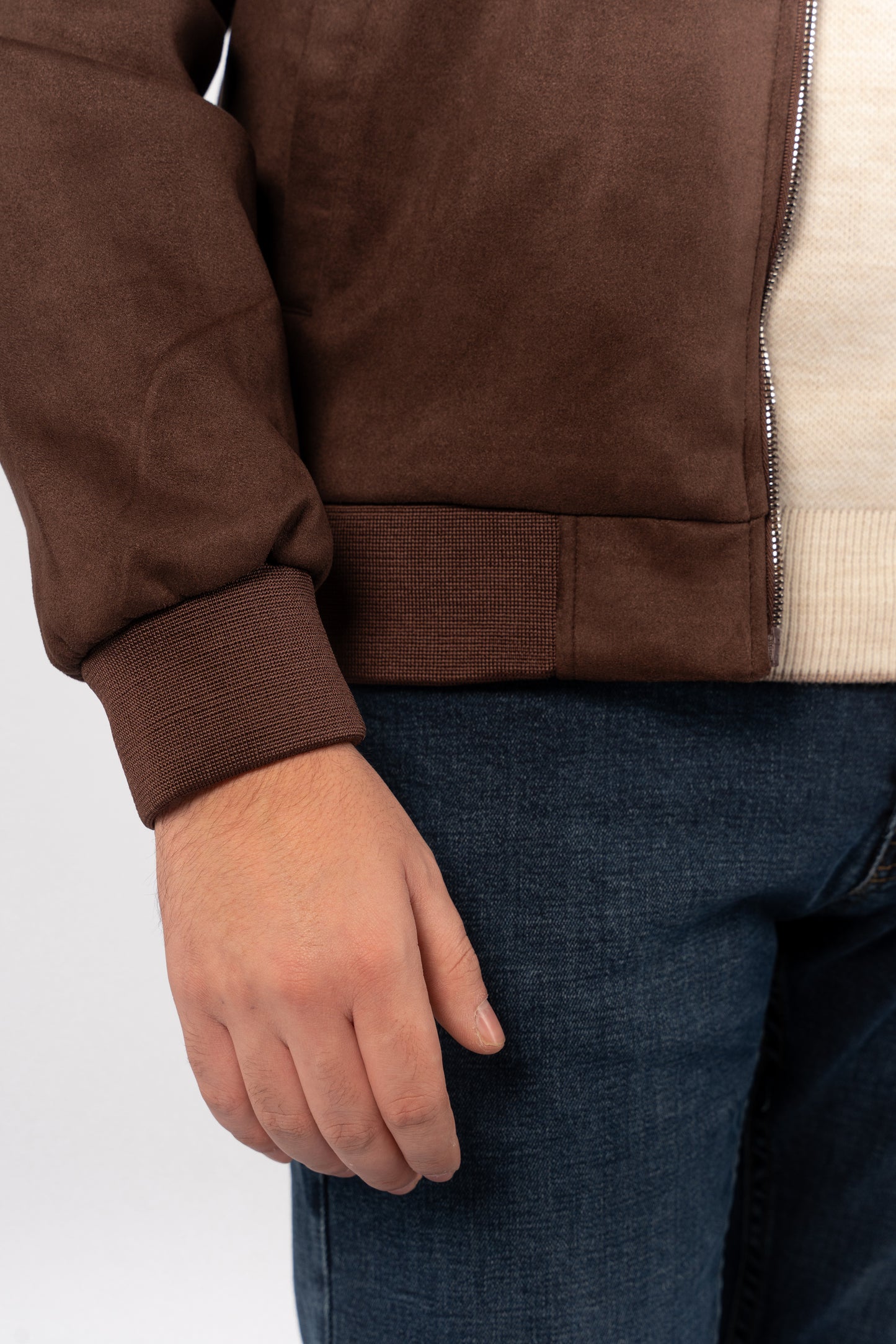 BROWN SUEDE URBAN JACKET