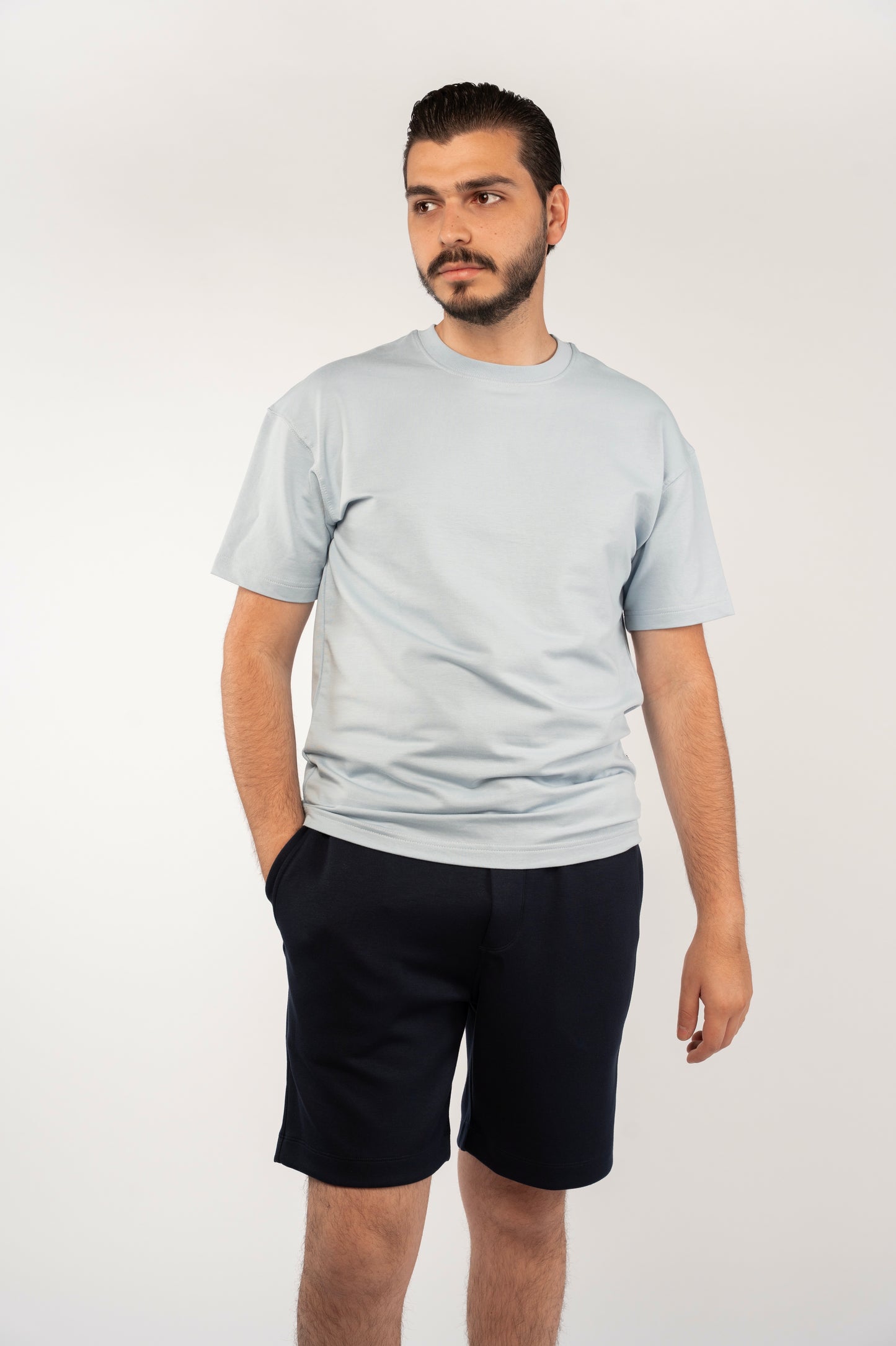 BLUE THICK TSHIRT