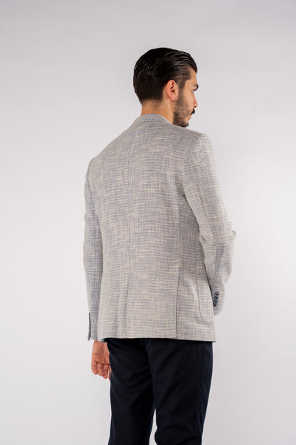 BLUE LINEN BLAZER