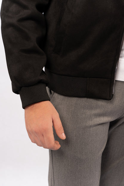 BLACK SUEDE URBAN JACKET