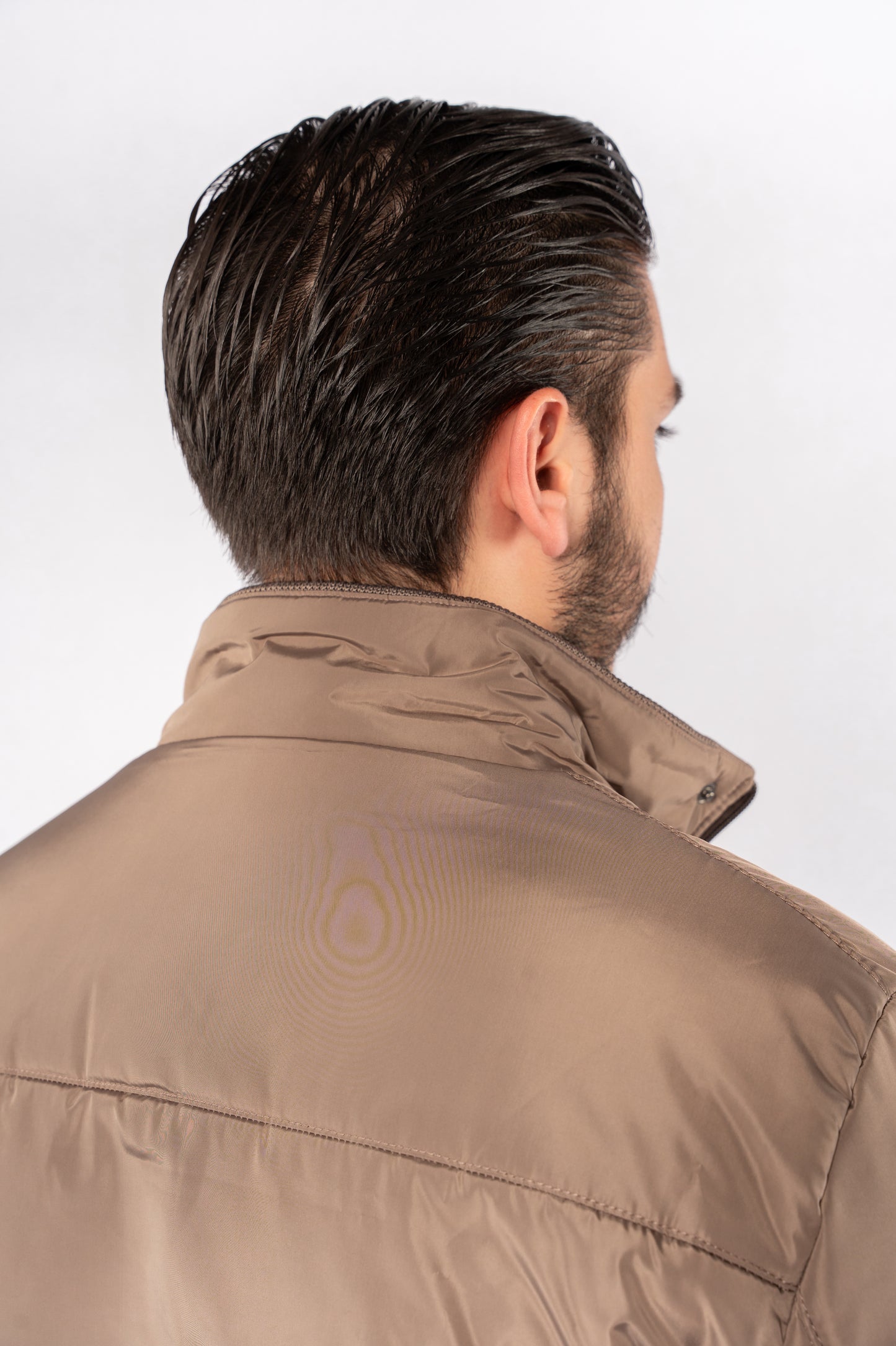 BEIGE QUILTED JACKET
