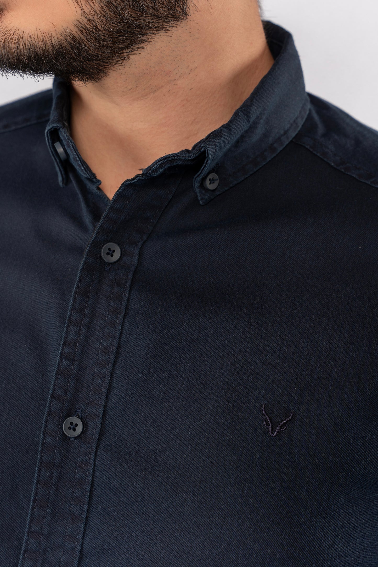 NAVY RELAXED SHIRT