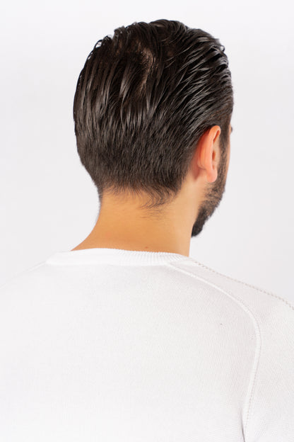 WHITE CASUAL SWEATER