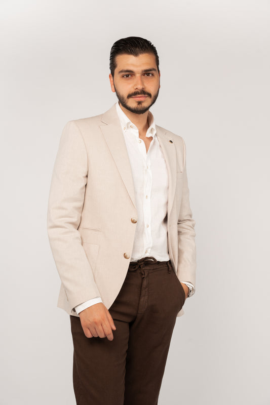 BEIGE SOPHISTICATED BLAZER
