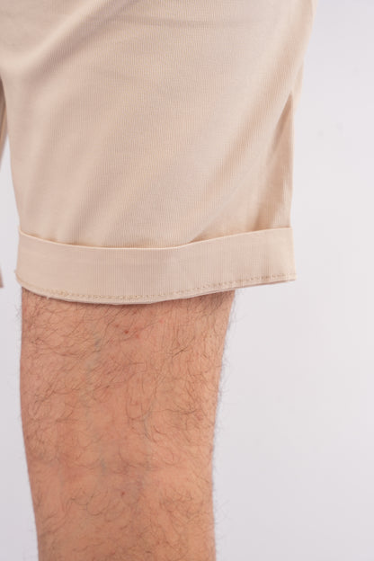 BEIGE CASUAL SHORT