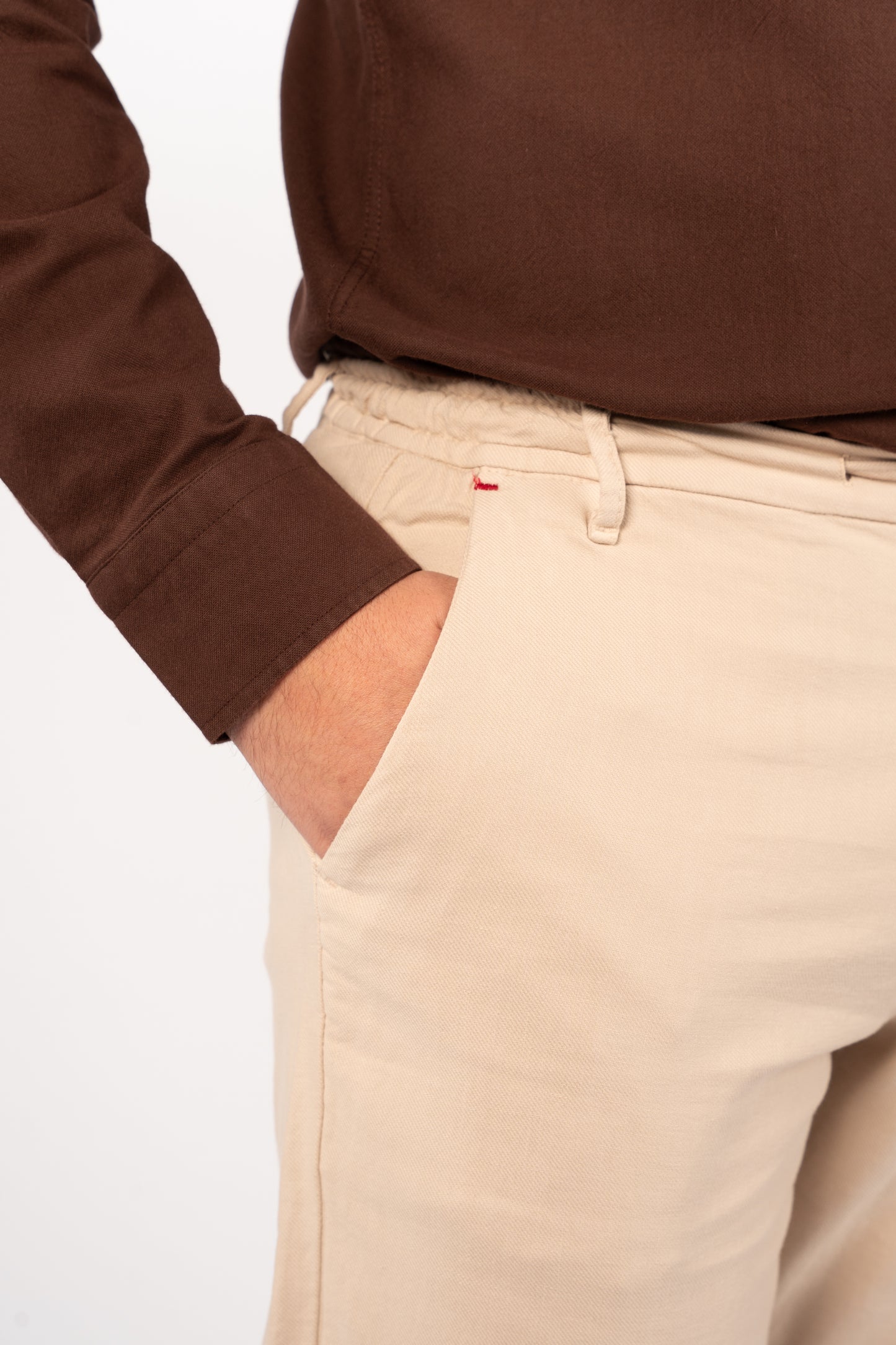BEIGE RELAXED TROUSERS