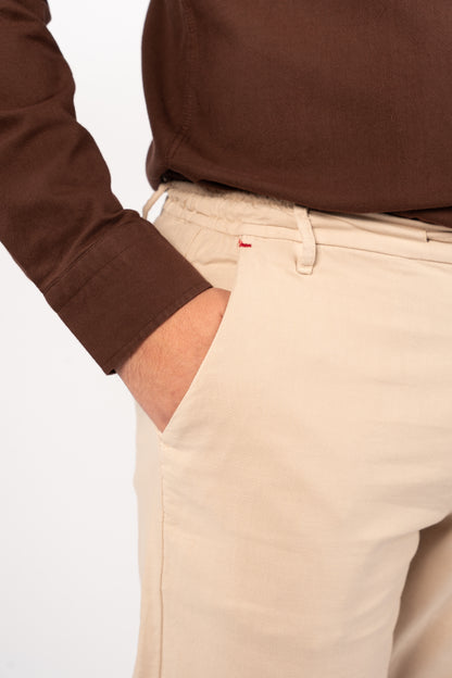 BEIGE RELAXED TROUSERS