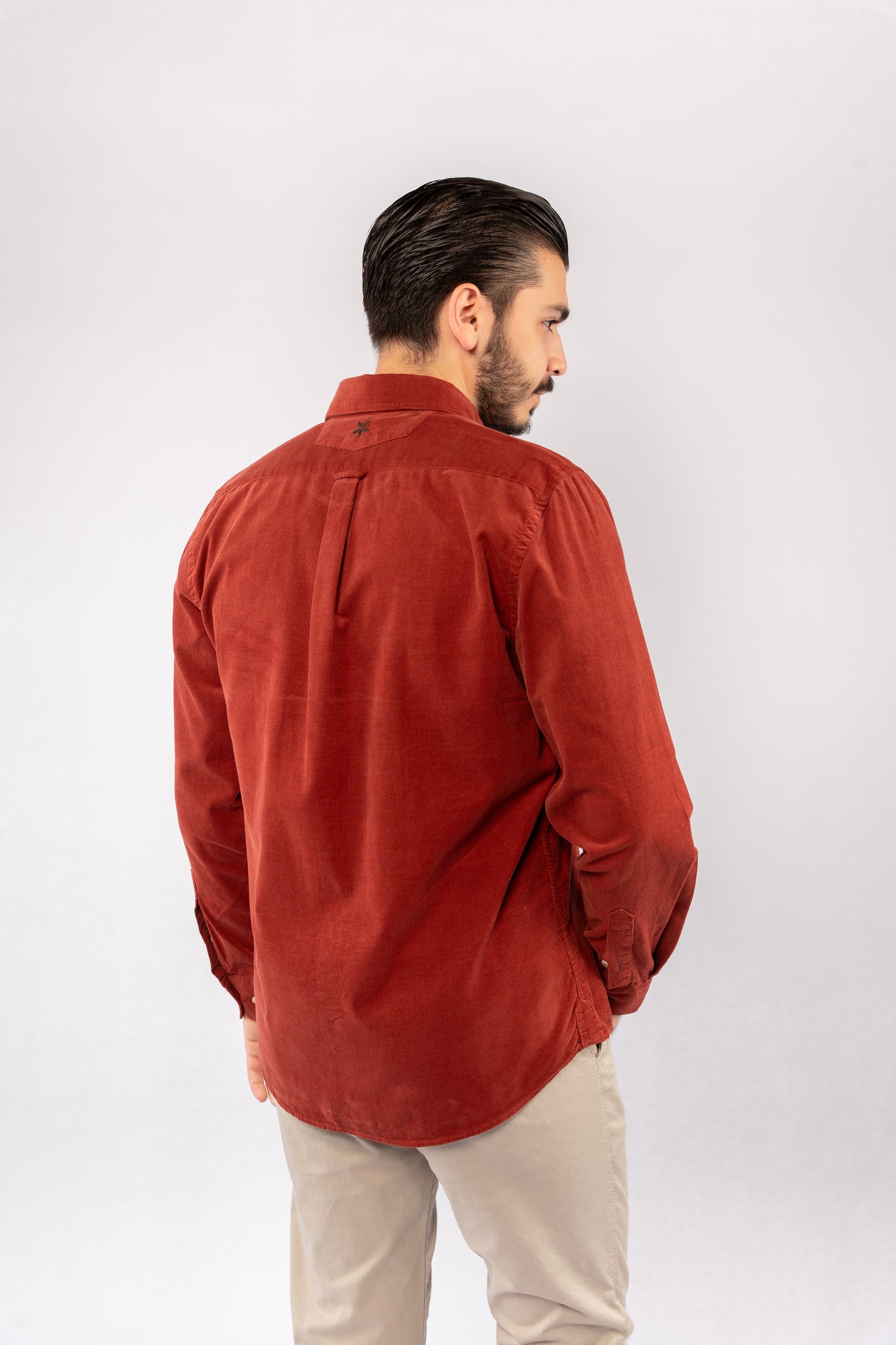 BRICK ELEGANCE VELVET SHIRT