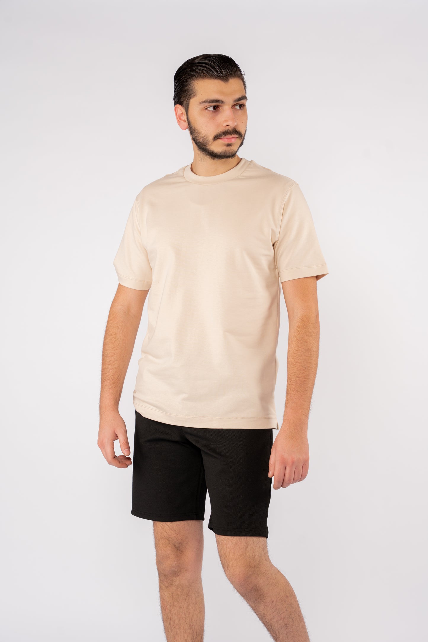THICK BASIC BEIGE TSHIRT