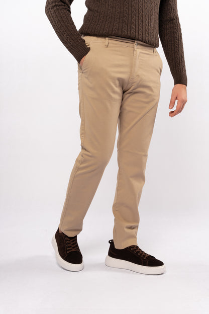 BEIGE ELEGANCE CHINO PANT