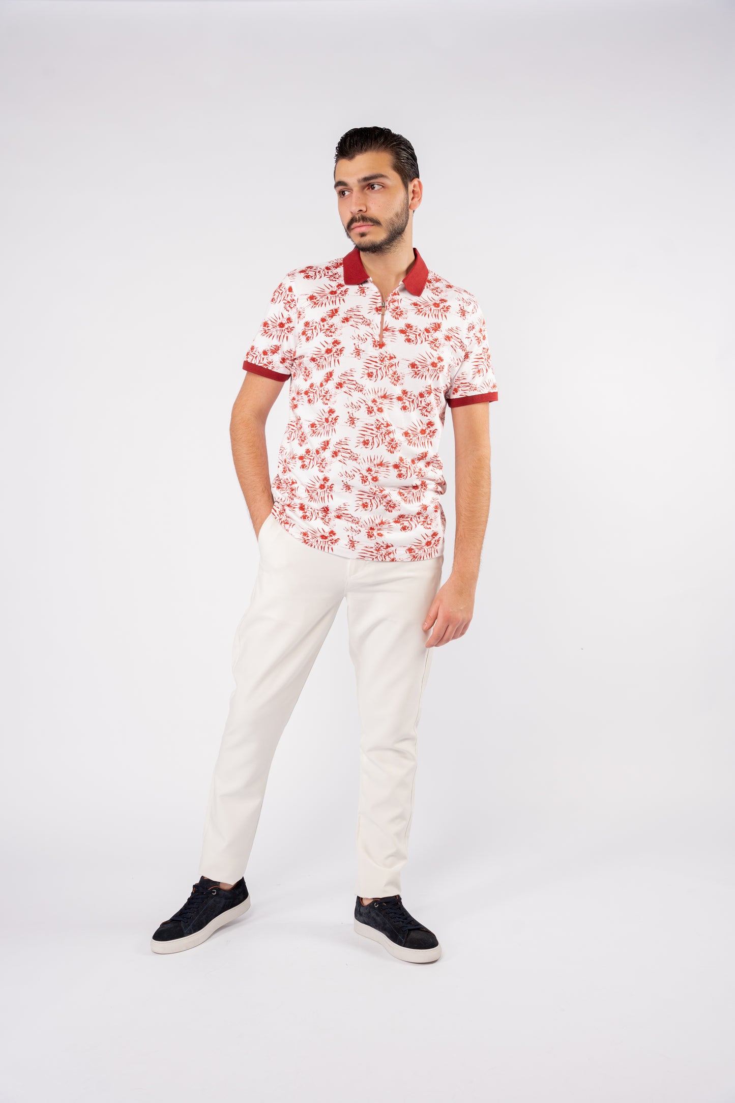 BRICK PATTERNED POLO