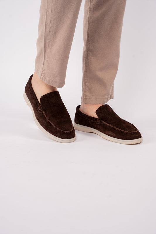 BROWN SUEDE LOAFER