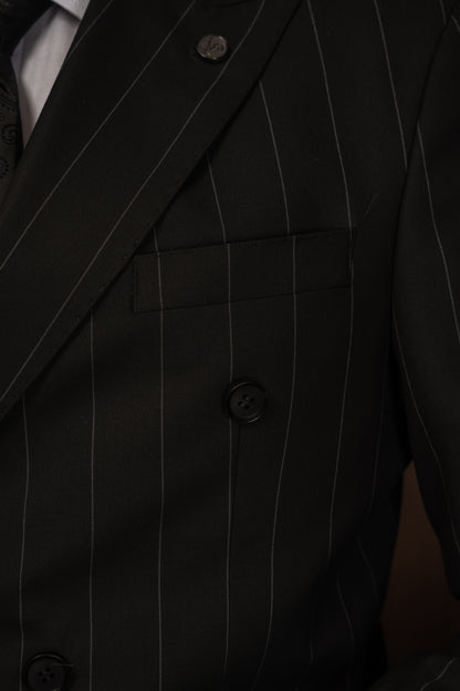 BLACK LINED DOBETTI SUIT