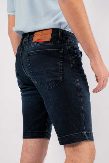 NAVY DENIM SHORT