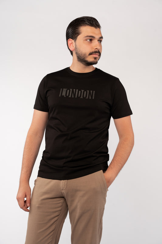 BLACK LONDON TSHIRT