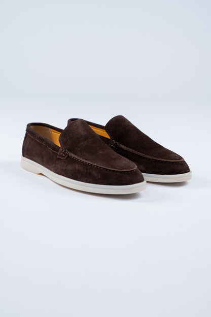 BROWN SUEDE LOAFER