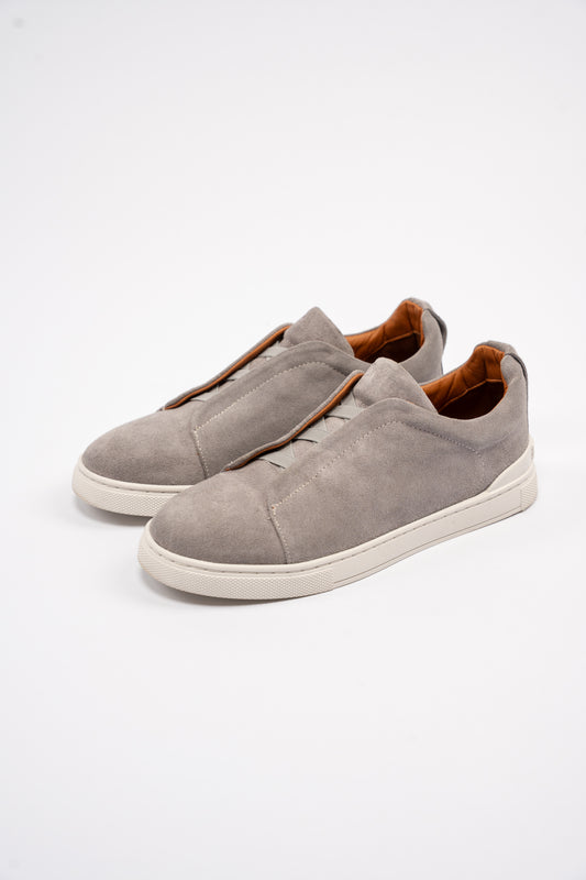 GREY TRIPLE X ELASTIC SNEAKER