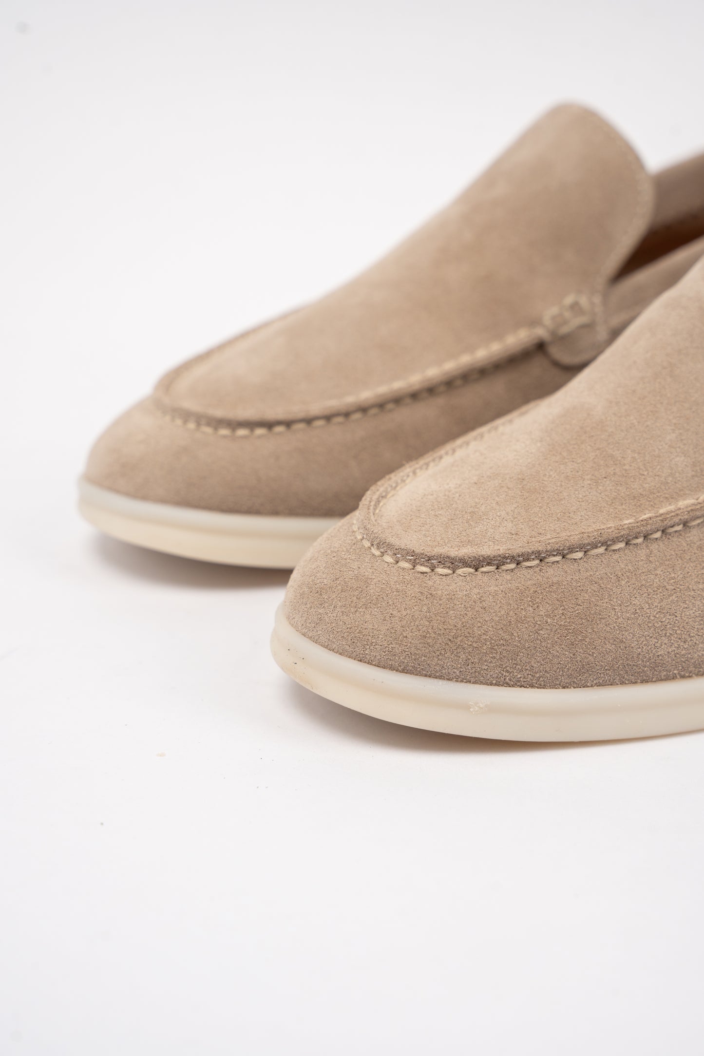 BEIGE SUEDE LOAFER