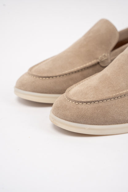 BEIGE SUEDE LOAFER