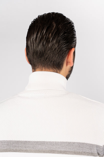 GREY CASUAL TURLENECK