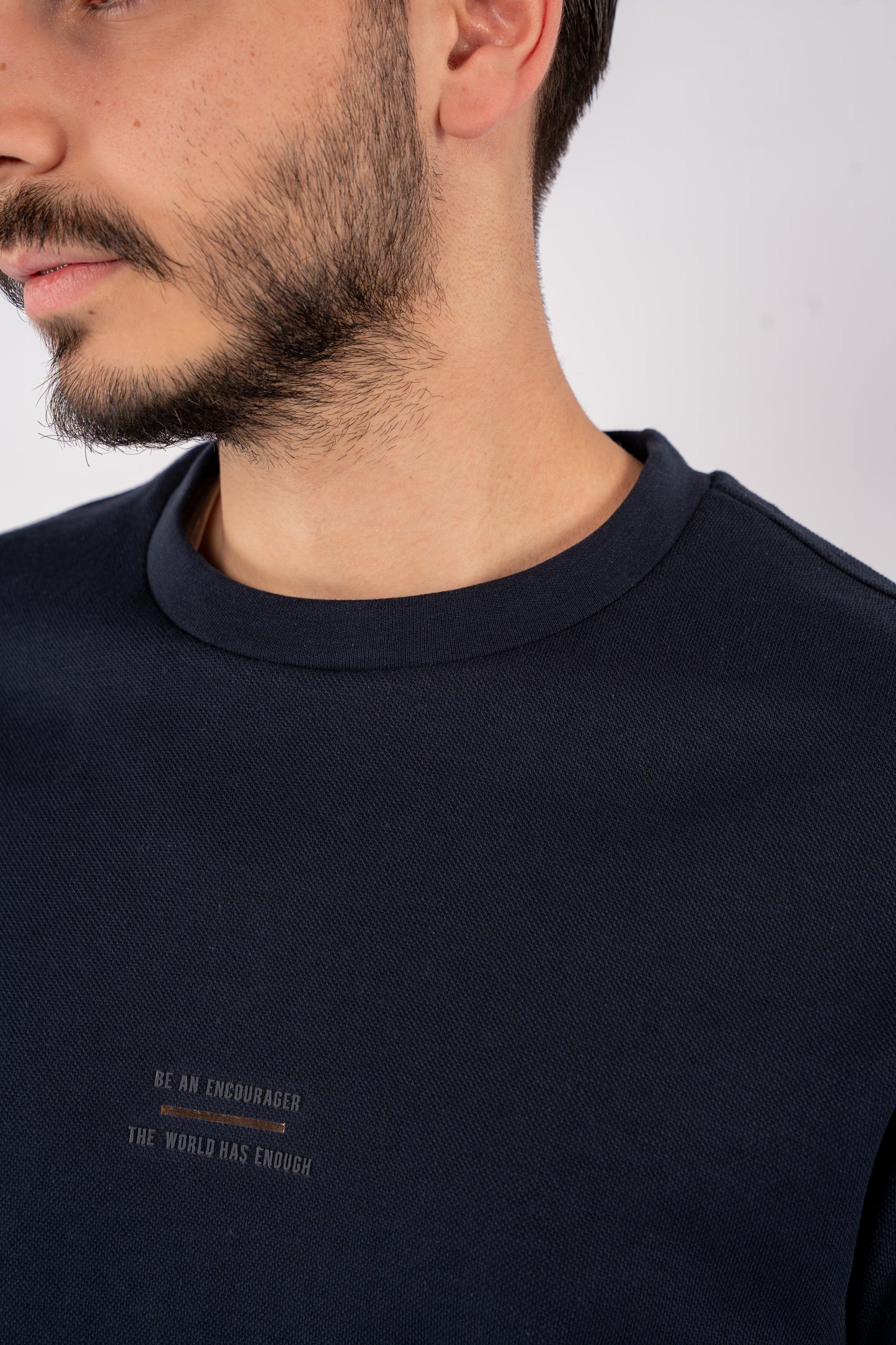 NAVY PIQUET TSHIRT